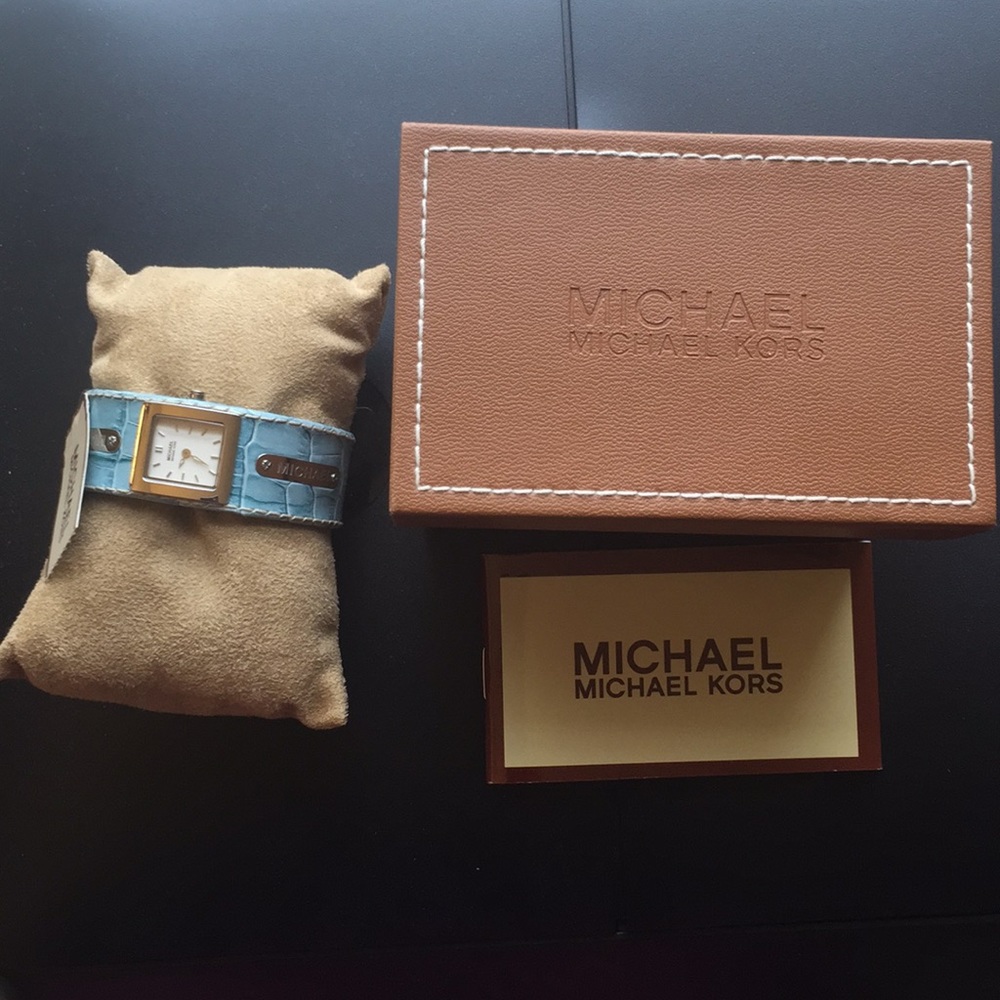 Michael Kors Leather Cuff Watch - Picture 7 of 7